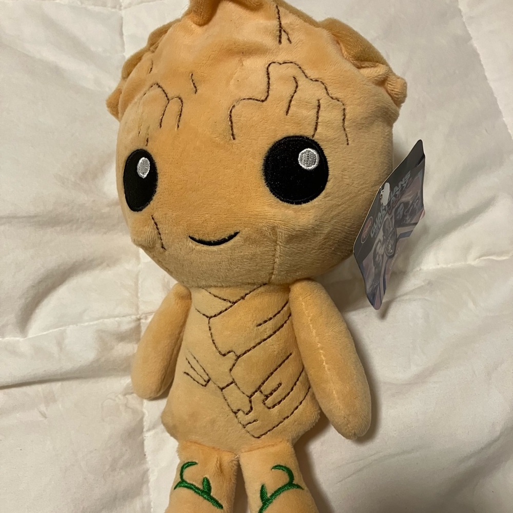 Plush Groot Marvel Guardians of the Galaxy, vol 2 Toy - Light Brown and Green